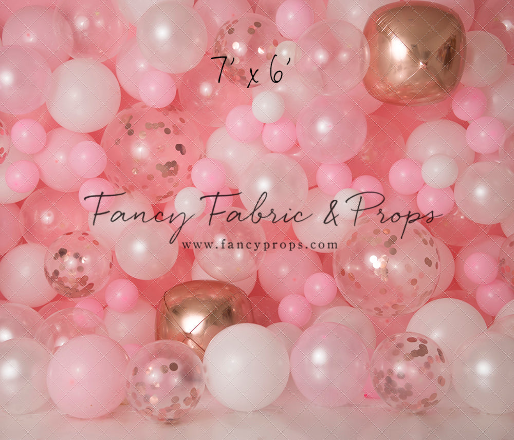 Rosegold Rouge Balloon Wall