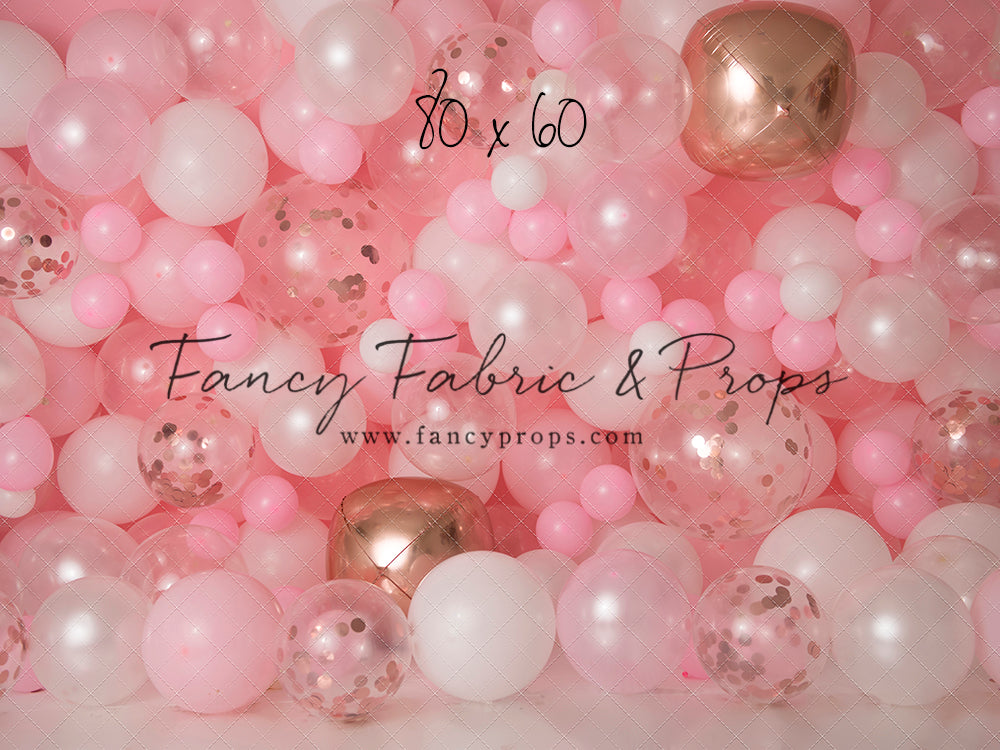 Rosegold Rouge Balloon Wall