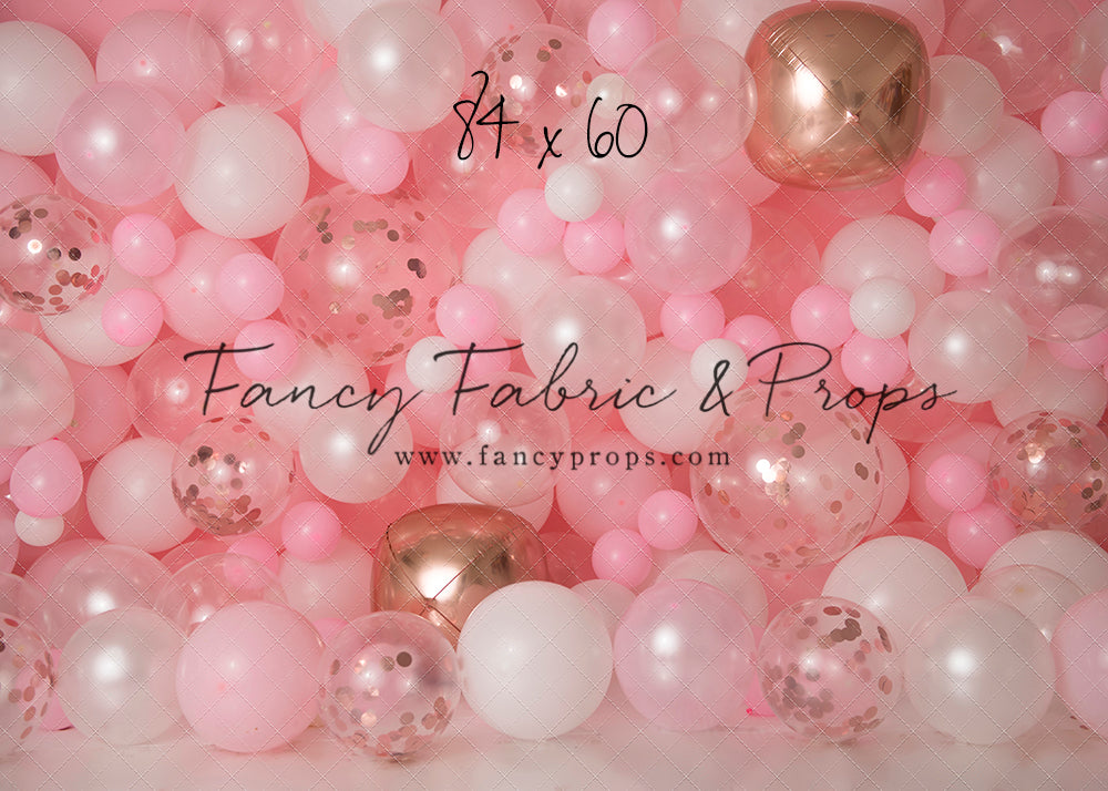 Rosegold Rouge Balloon Wall