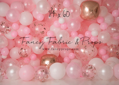 Rosegold Rouge Balloon Wall