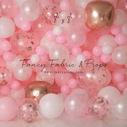 Rosegold Rouge Balloon Wall