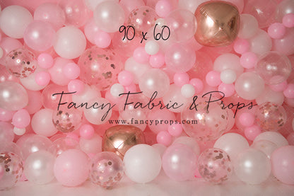 Rosegold Rouge Balloon Wall