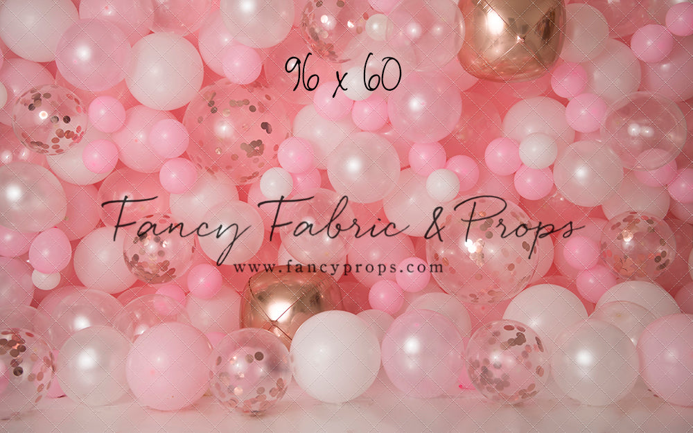 Rosegold Rouge Balloon Wall