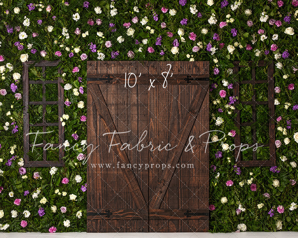 Rustic Rose Wall