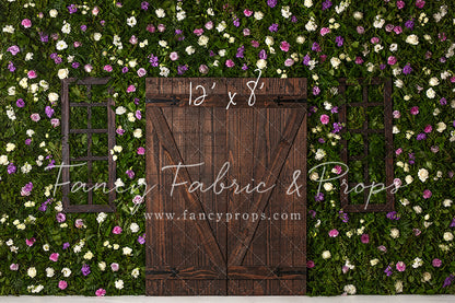 Rustic Rose Wall