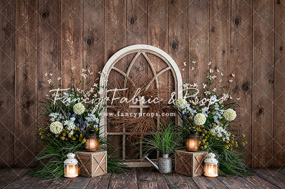 Rustic Floral Archway
