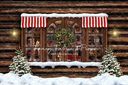Santa's Workshop Window
