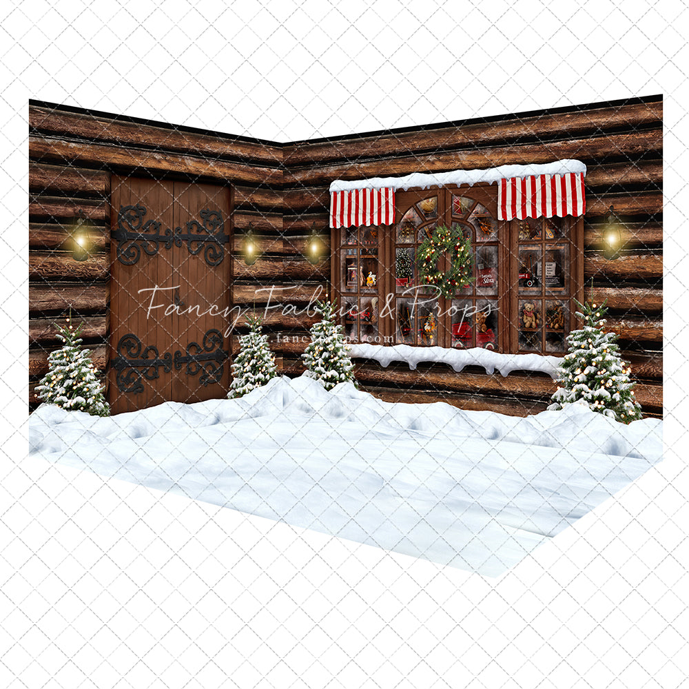 Santa's Workshop Window 6 ft Room