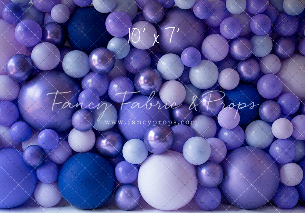 Shades of Lavender Balloon Wall