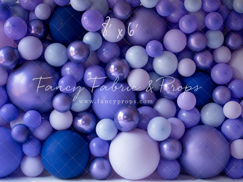 Shades of Lavender Balloon Wall