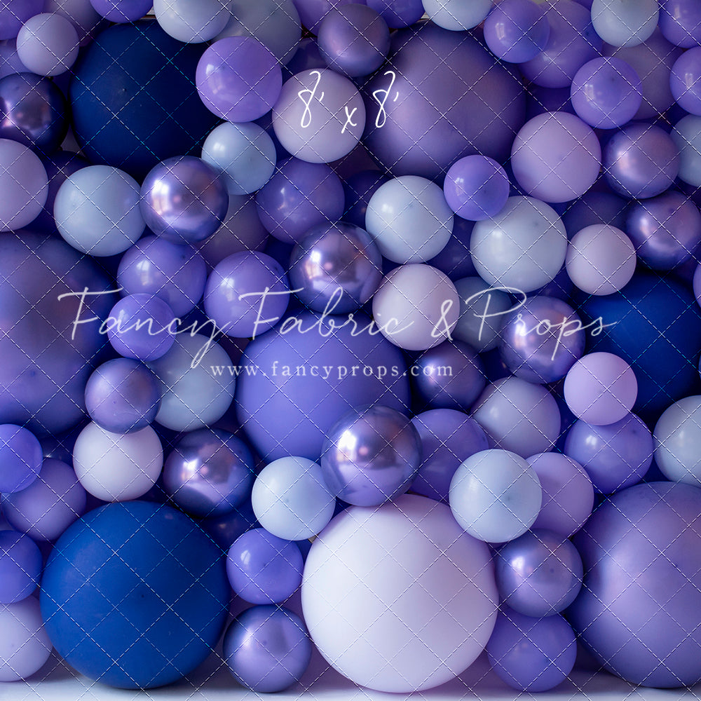 Shades of Lavender Balloon Wall