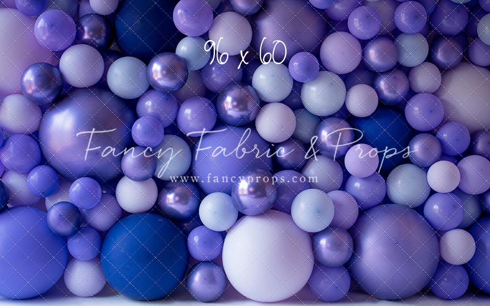Shades of Lavender Balloon Wall