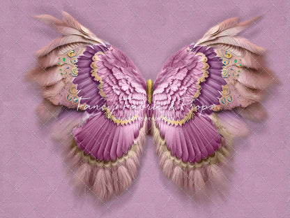 Shimmering Crepe Feathers - Petite