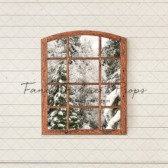 Shiplap Rustic Window