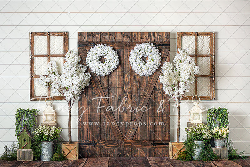 Purely Rustic Spring Porch