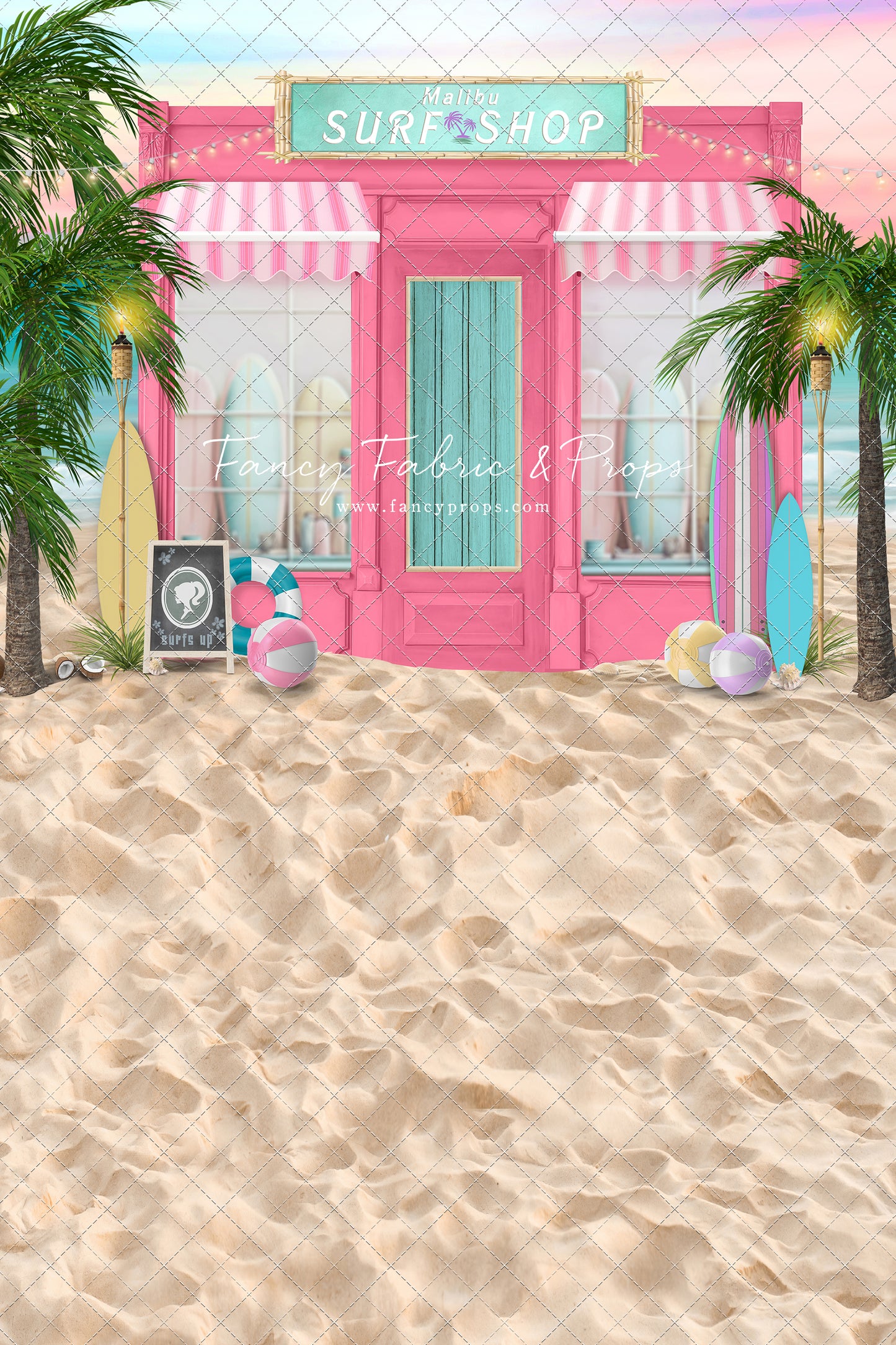 Malibu Barbie Surf Shop - With Sweep Option