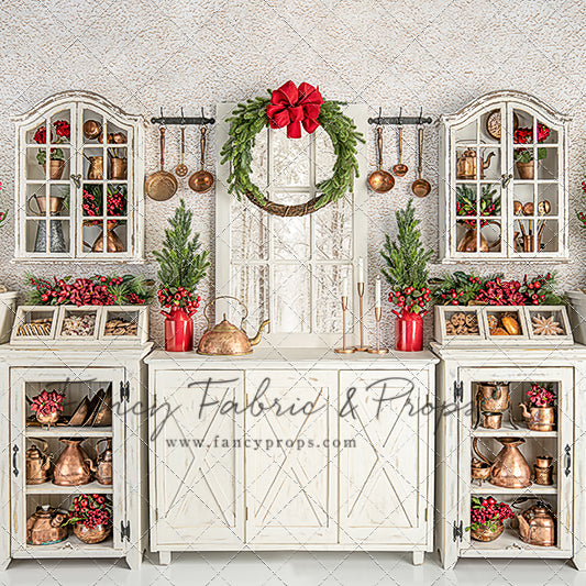 Antique Holiday Kitchen