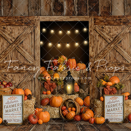 Autumn Barn Door