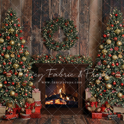 Berry Cozy Fireplace
