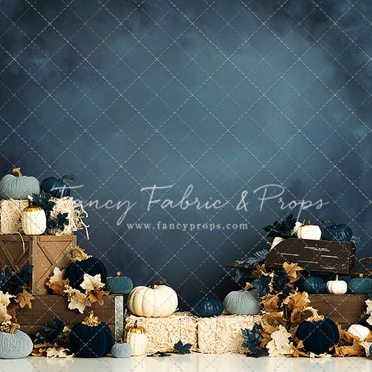 Blue Pumpkins of Fall