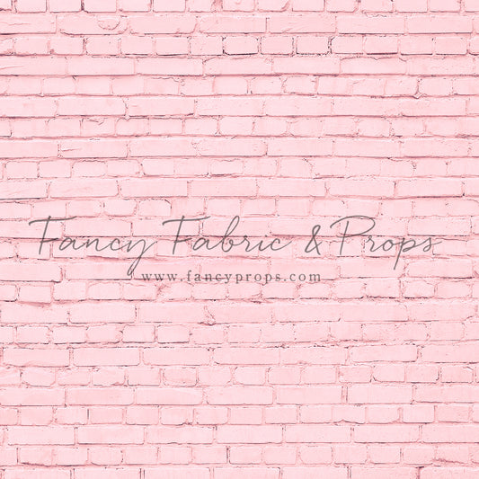 Blush Brick Wall