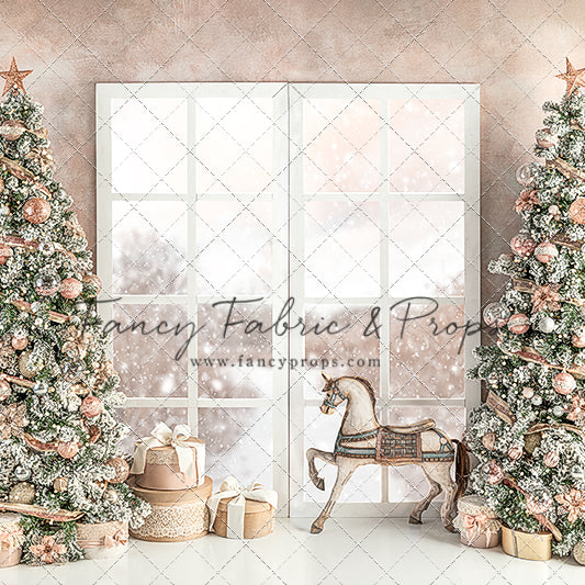 Blushing Carousel Christmas