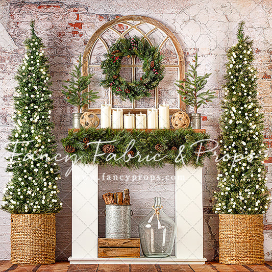 Boho Christmas Mantle