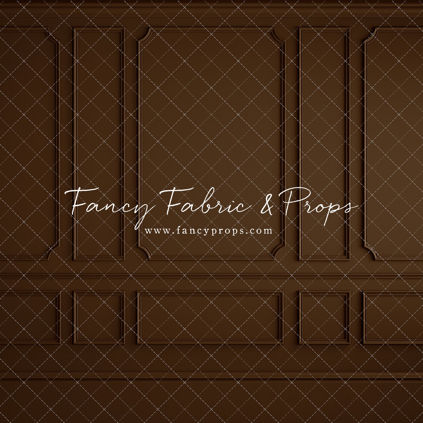 Brown Wainscoting Wall