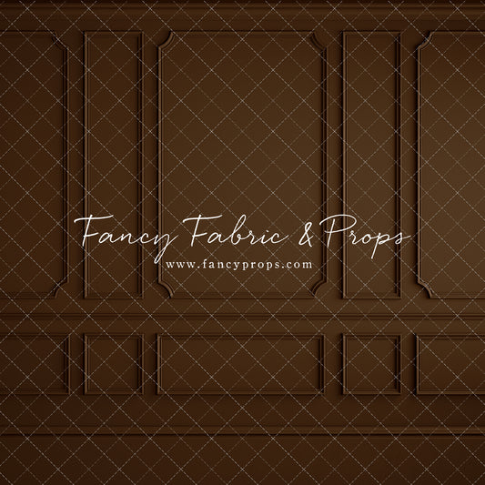 Brown Wainscoting Wall