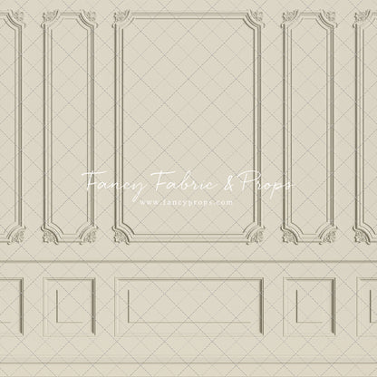 Classic Cream Wainscoting Wall - With Sweep Option