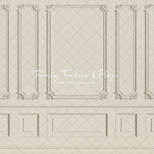 Classic Cream Wainscoting Wall - With Sweep Option