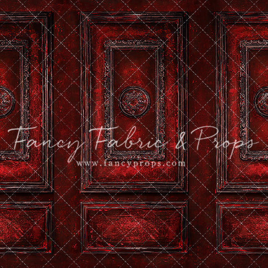 Crimson Antiqued Wall