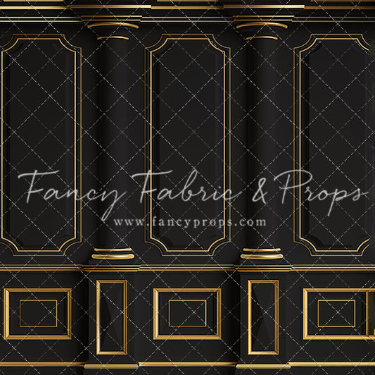 Dark Victorian Gold Wall - With Sweep Option