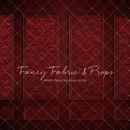 Elegant Crimson Wall