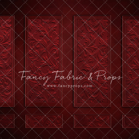 Elegant Crimson Wall
