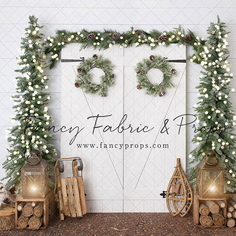 Farmhouse Snow Day – Fancy Fabric & Props