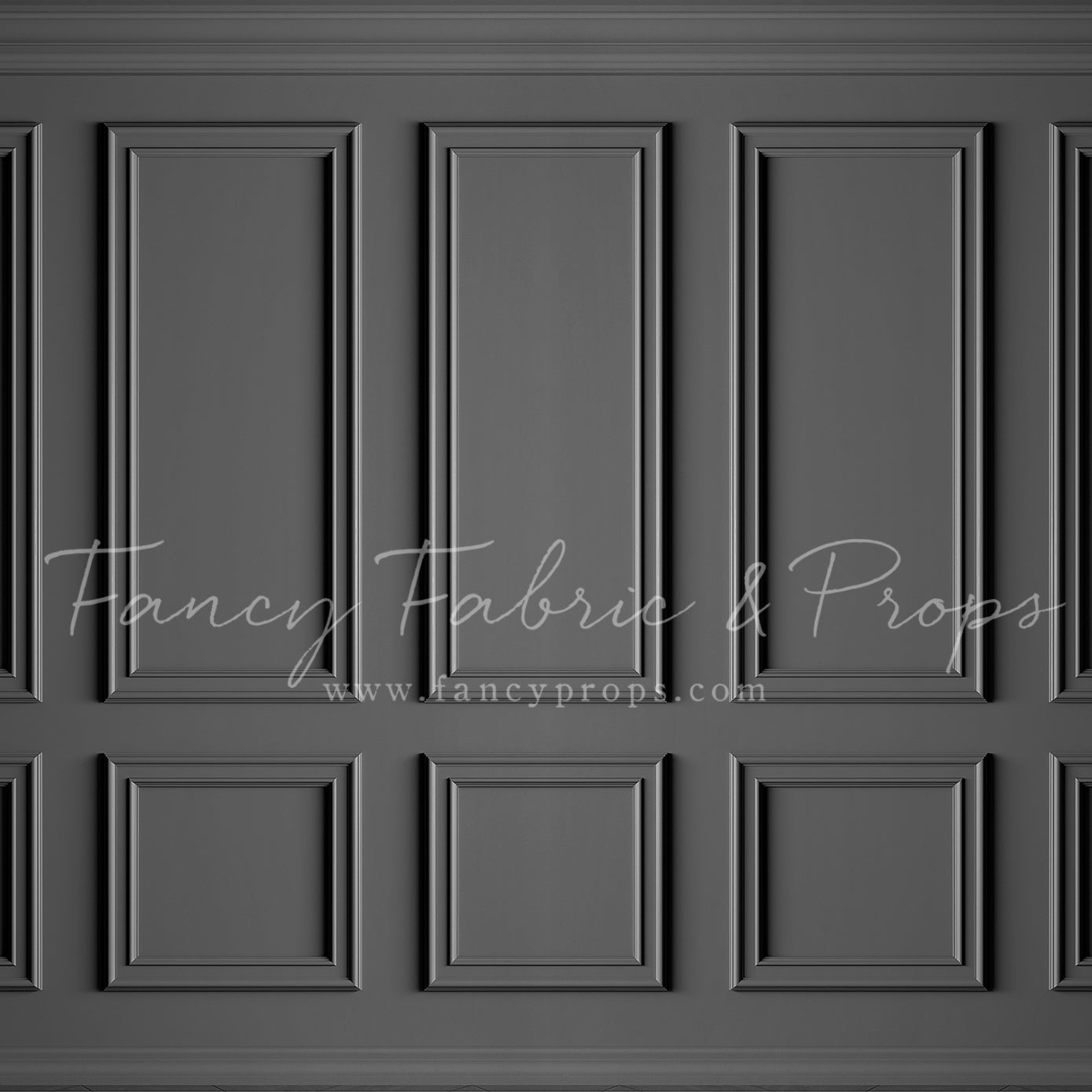 Gray Wainscoting Wall