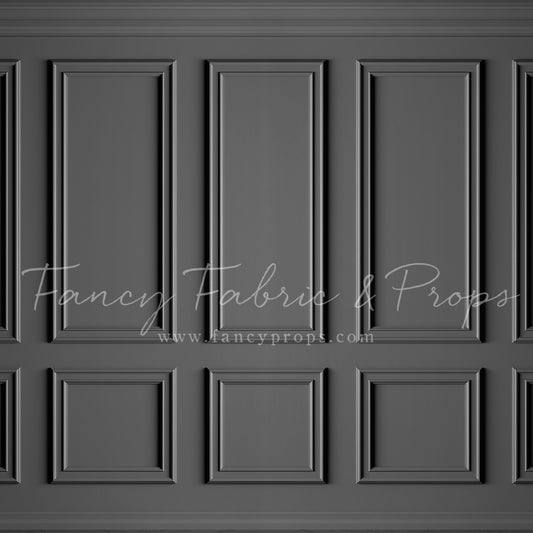 Gray Wainscoting Wall