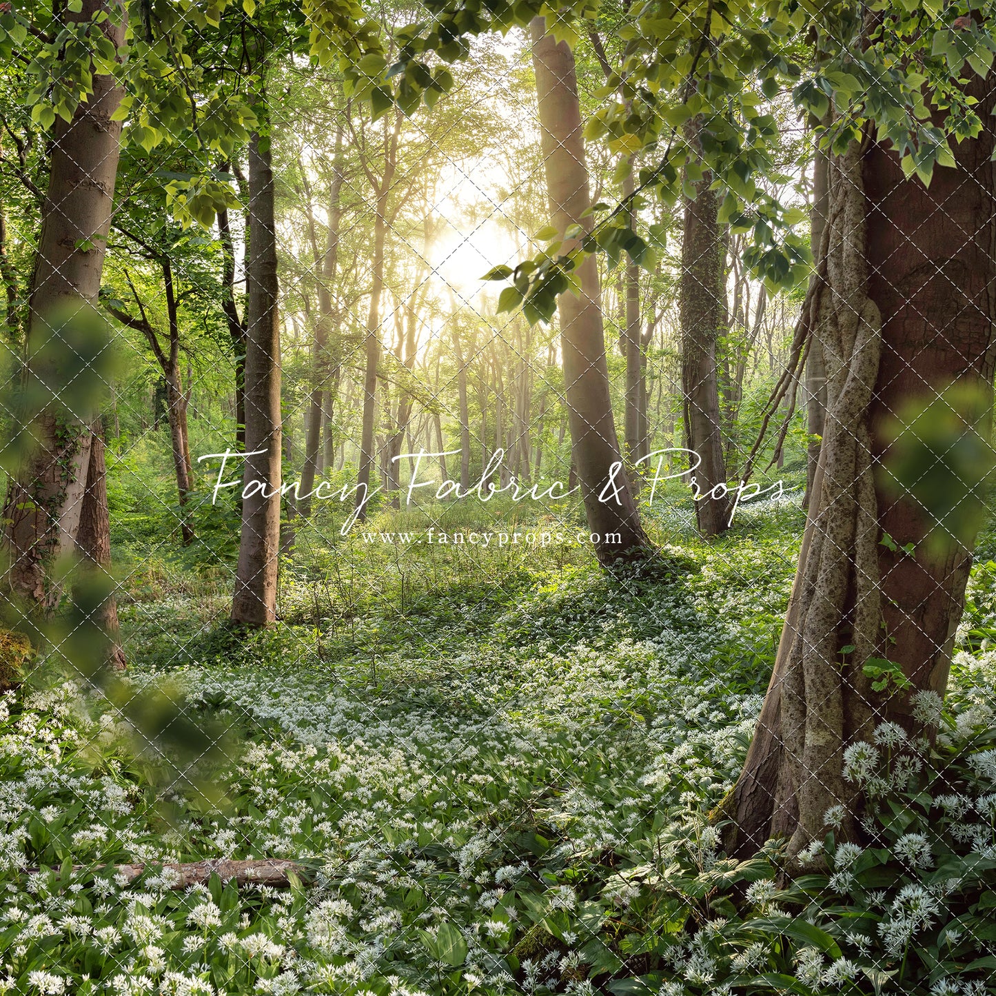 Lush Flowering Forest