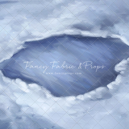 Midnight Snowy Pond Mat Floor