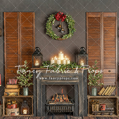 Old Fashioned Christmas Mantle
