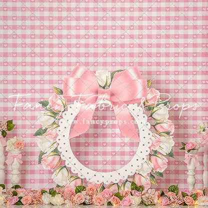 Pink Rose Wreath