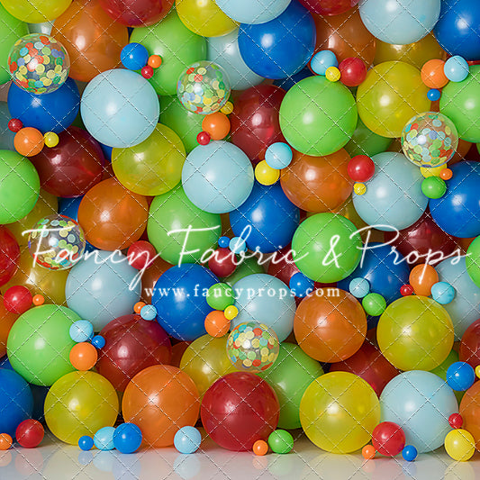 Pretty Primary Balloon Wall