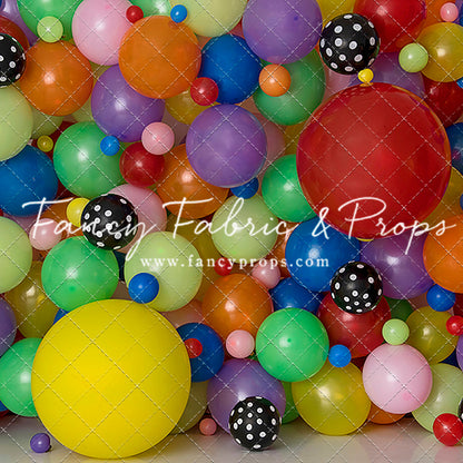 Primary Polka Dot Balloon Wall
