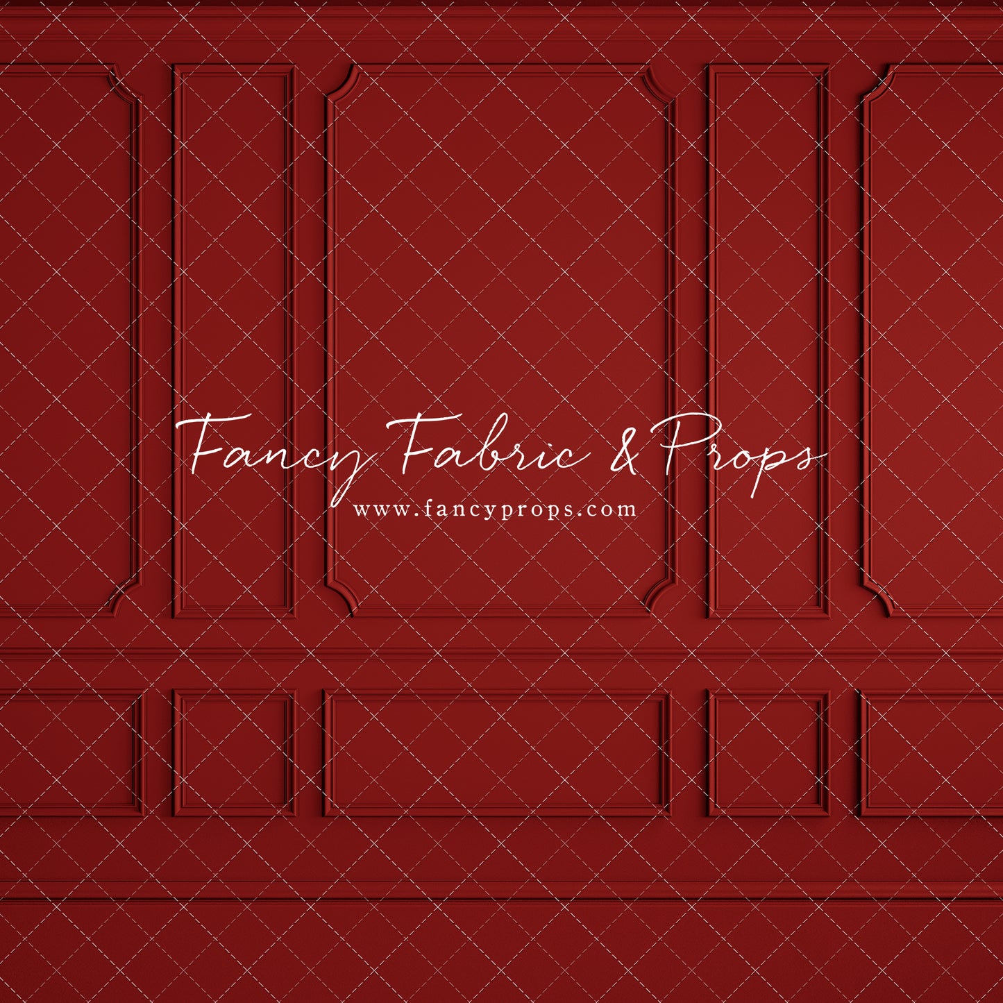 Red Wainscoting Wall