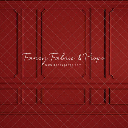 Red Wainscoting Wall