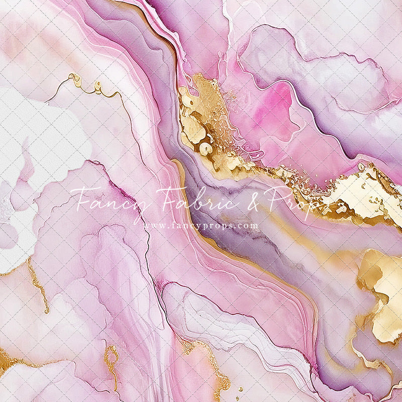 Rose Gold Marble Swirl - Petite