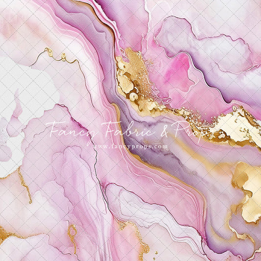 Rose Gold Marble Swirl - Petite