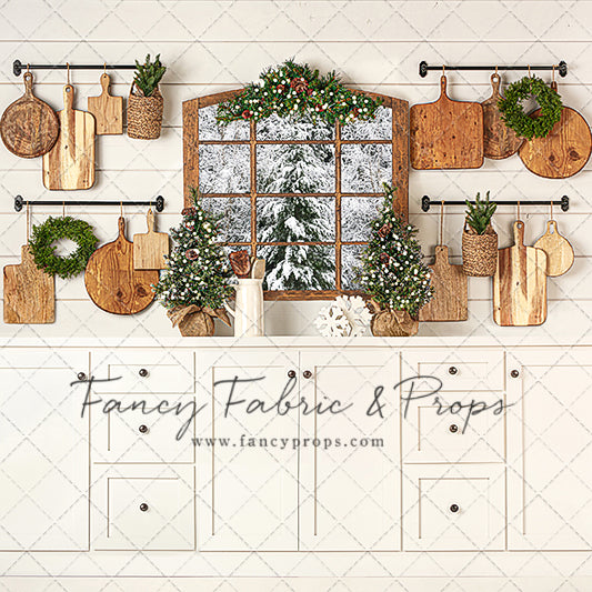 Rustic Snowy Kitchen