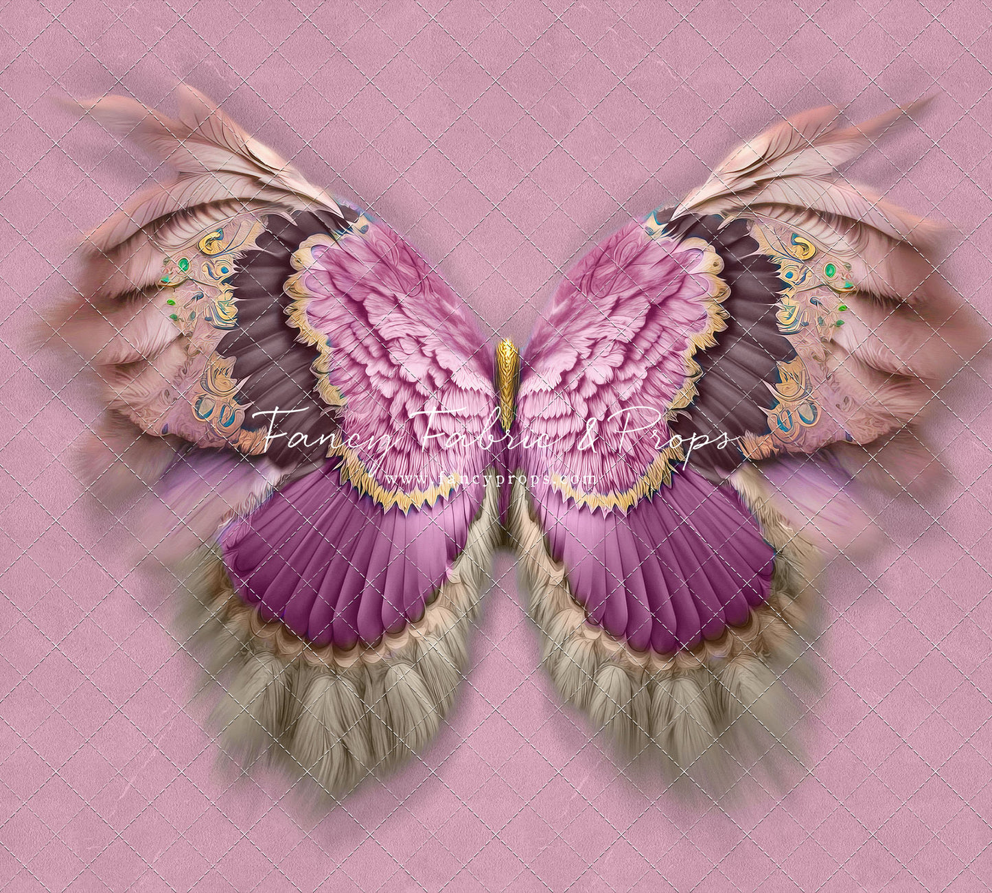 Shimmering Bronzed Feathers - Petite